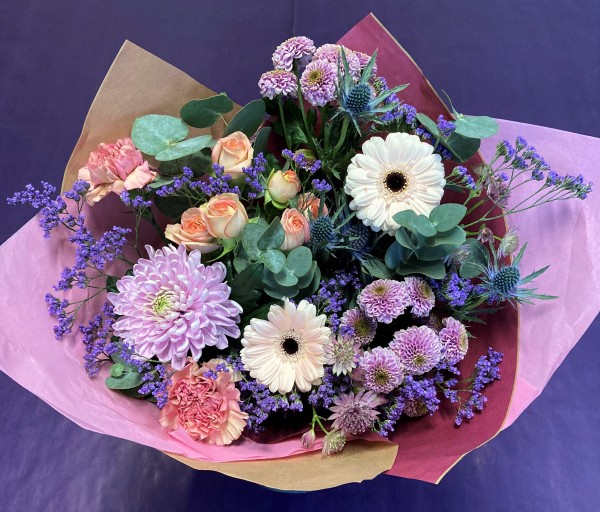 Scottish Thistle & Rose Gift Box - Order from Bay Tree Florists Elgin