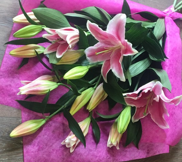 Mother’s Day Signature Lilie Bouquet - Order from Bay Tree Florists Elgin