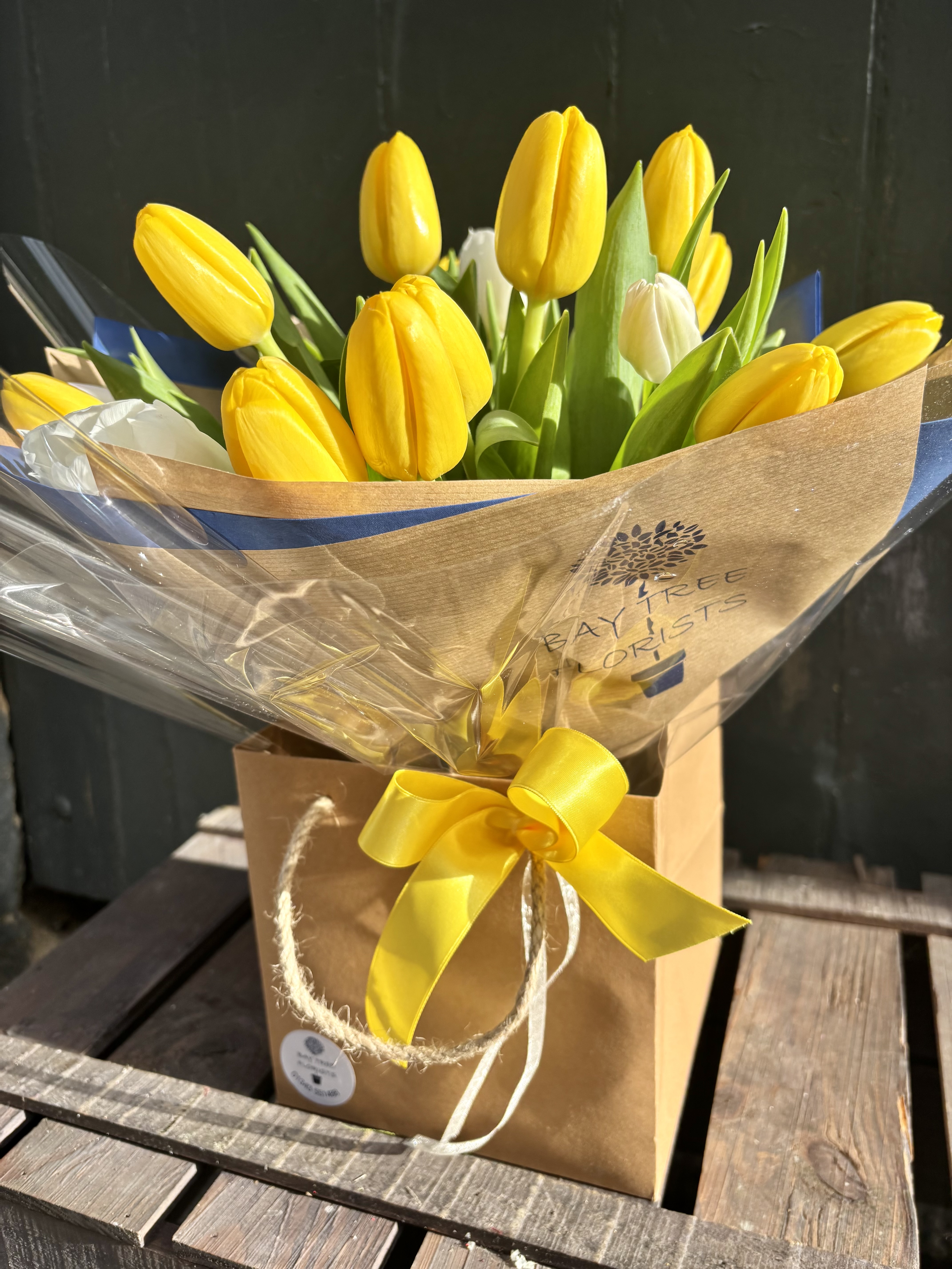 Golden Spring Tulips Gift Box - View 2