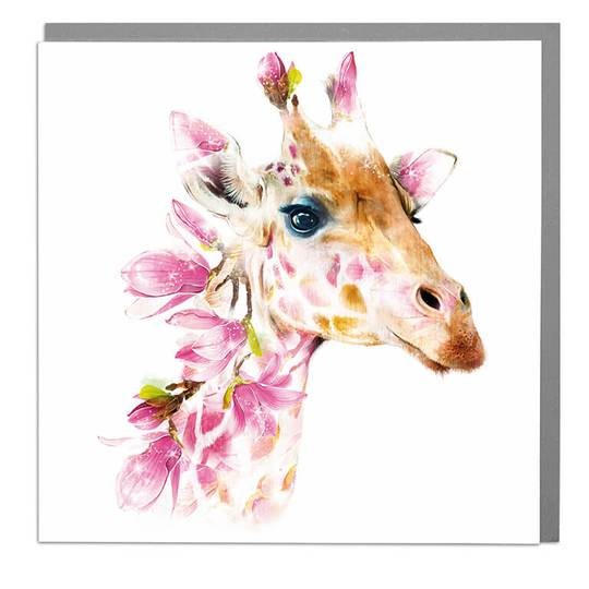 Giraffe Card - Order from Baytree Florists Elgin