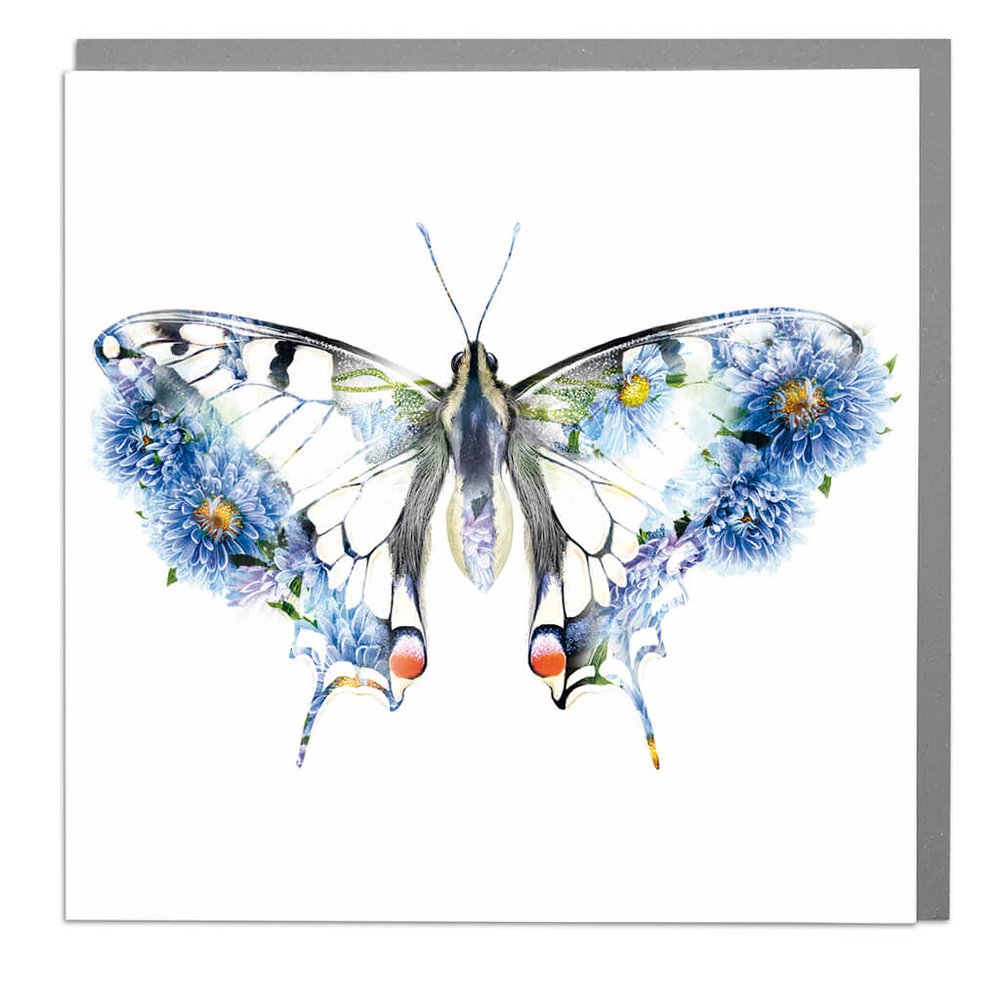 Blue Butterfly Card - Order from Baytree Florists Elgin
