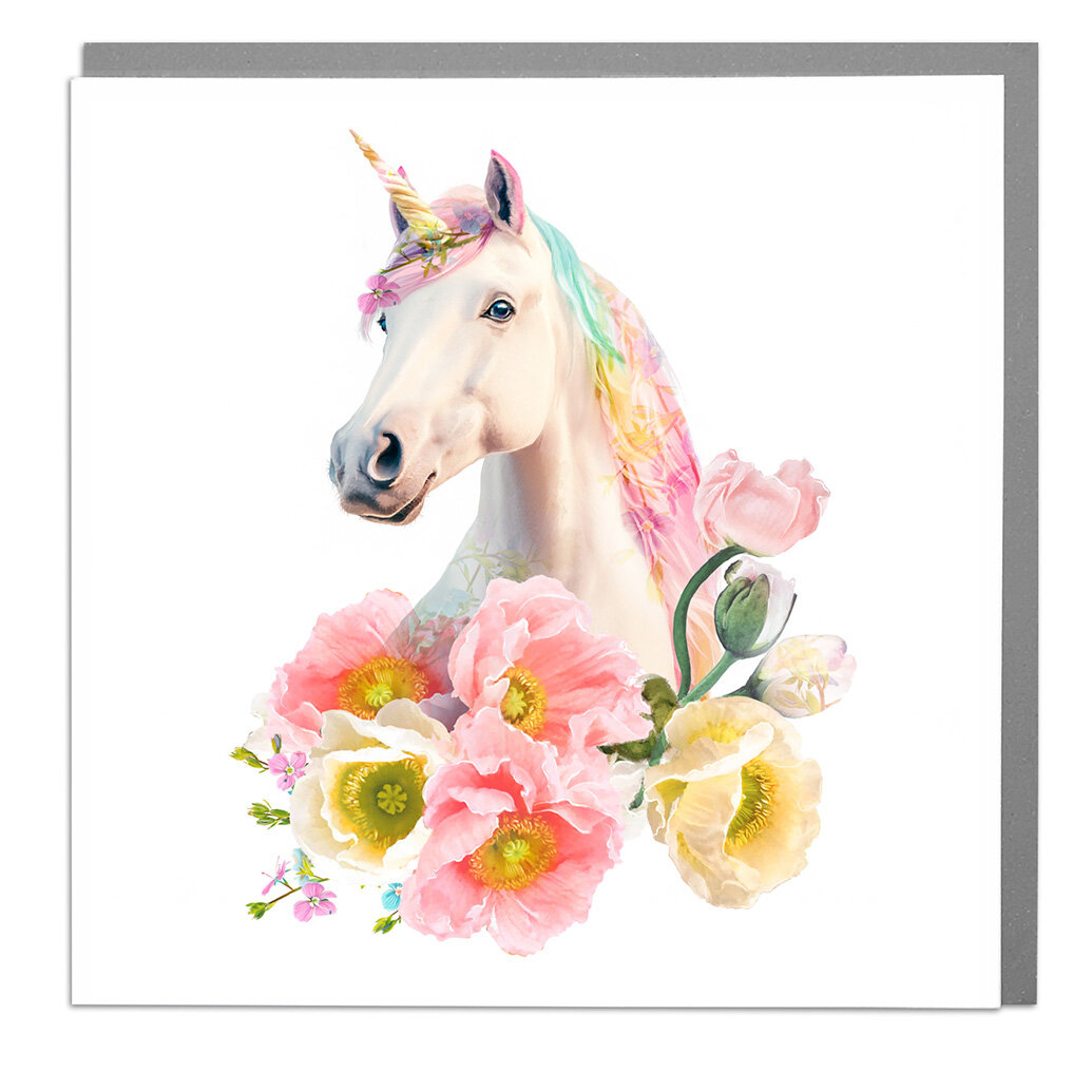 Unicorn Card - Order from Baytree Florists Elgin