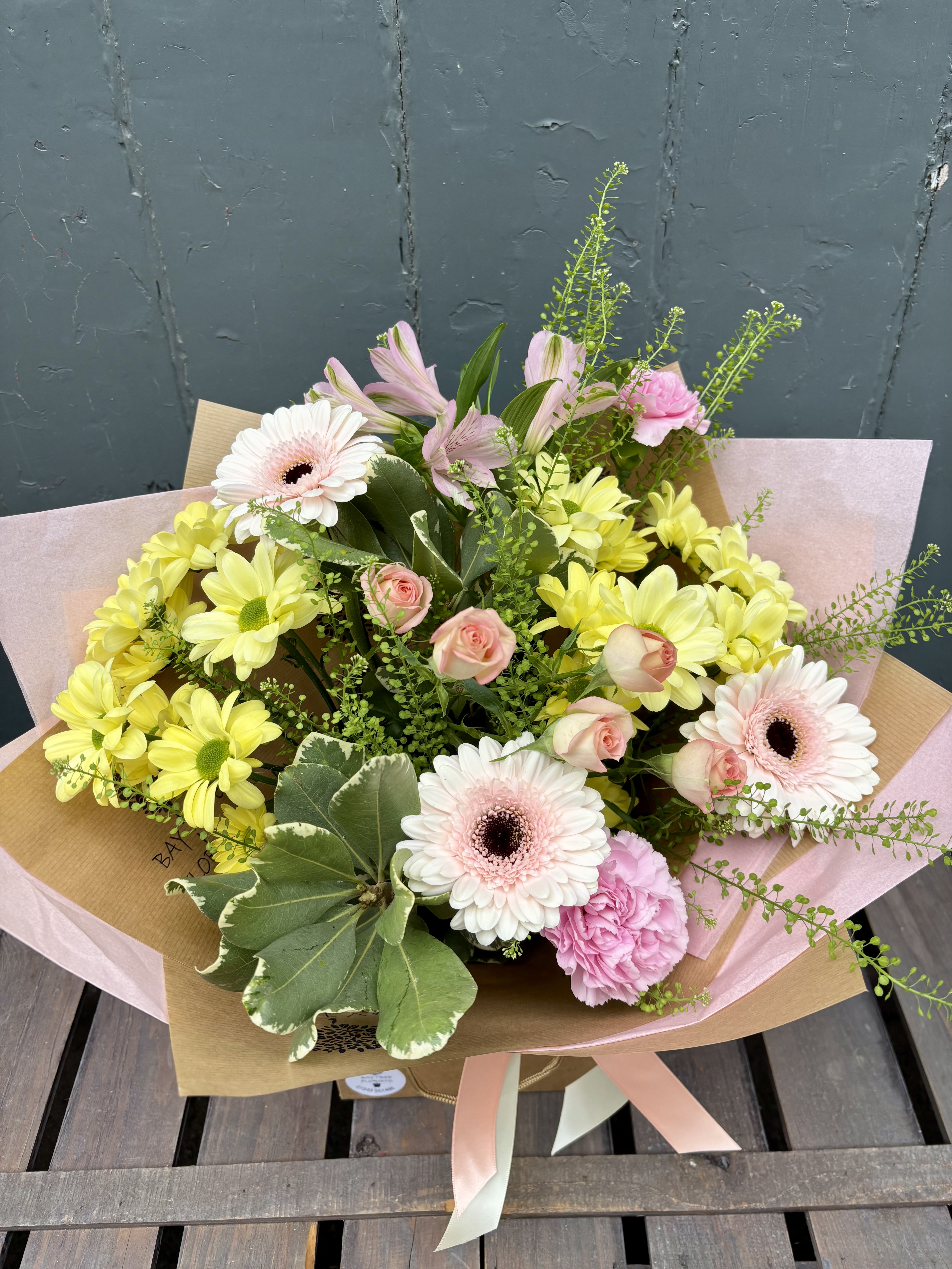 Pastel Bloom Dream Hand Tied Gift Box - View 2
