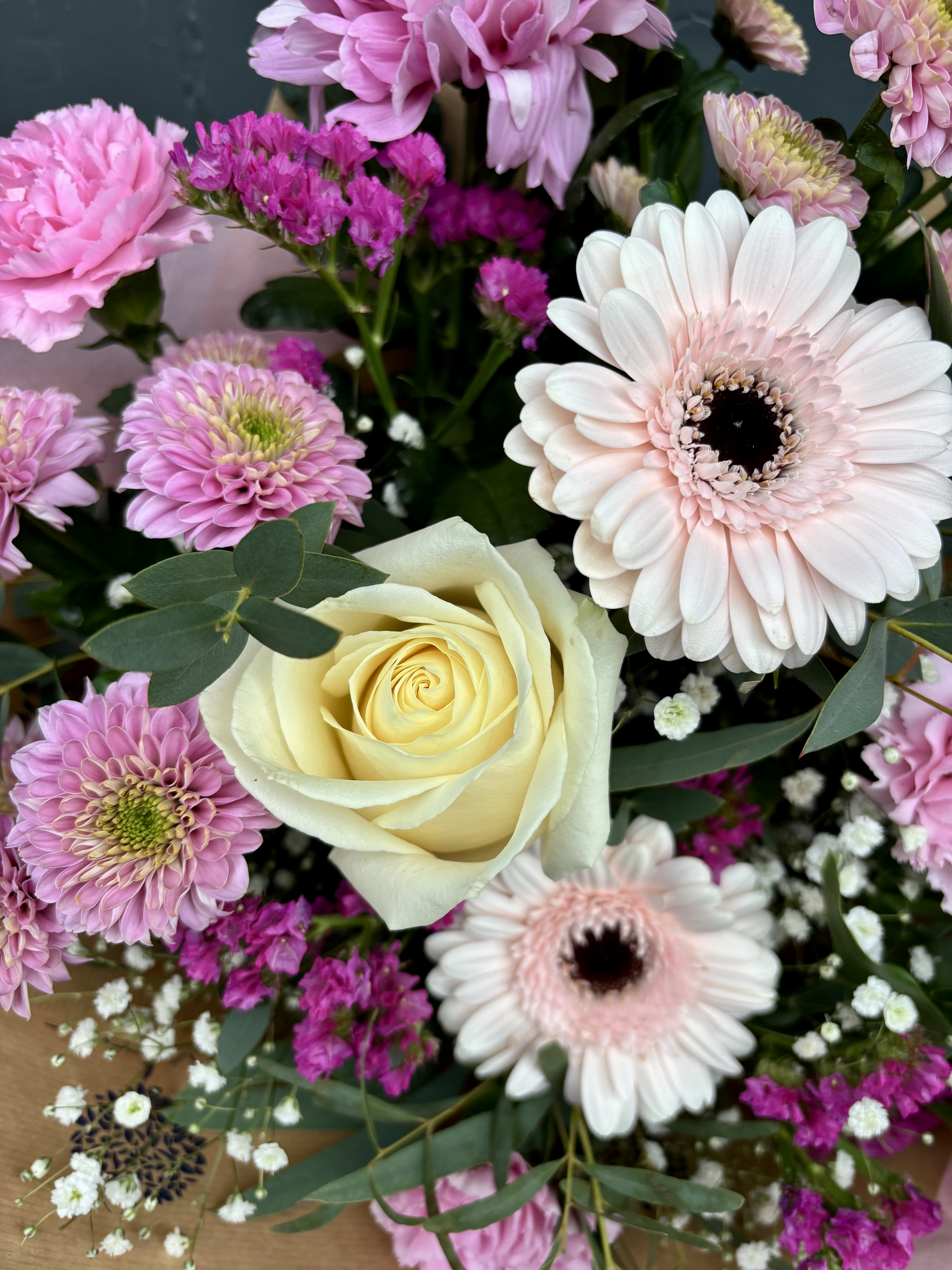 Pink Garden Bloom Hand Tied Gift Box - View 3