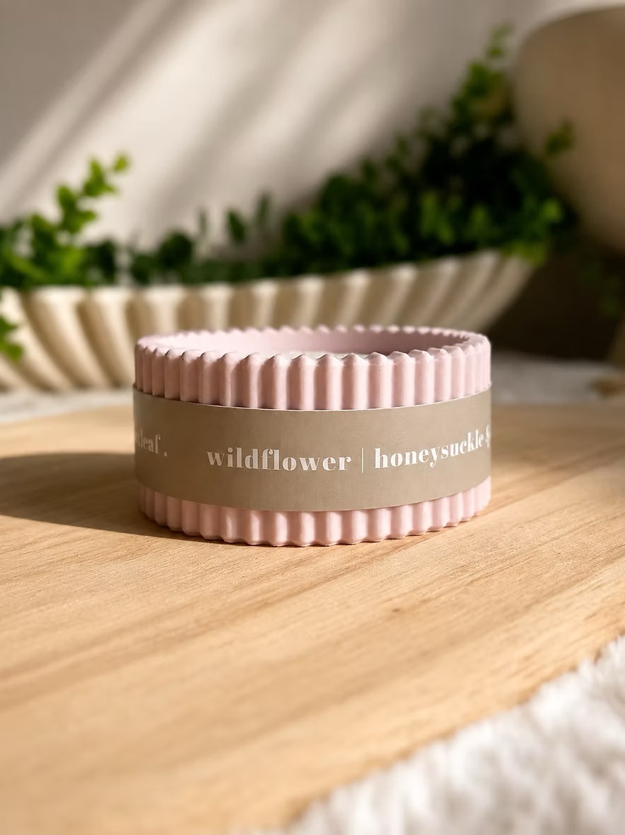 thewaxleaf. Wildflower Scented Candle - View 2