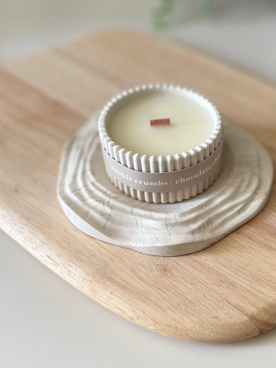 thewaxleaf. Cookie Crumbs Scented Candle - View 2