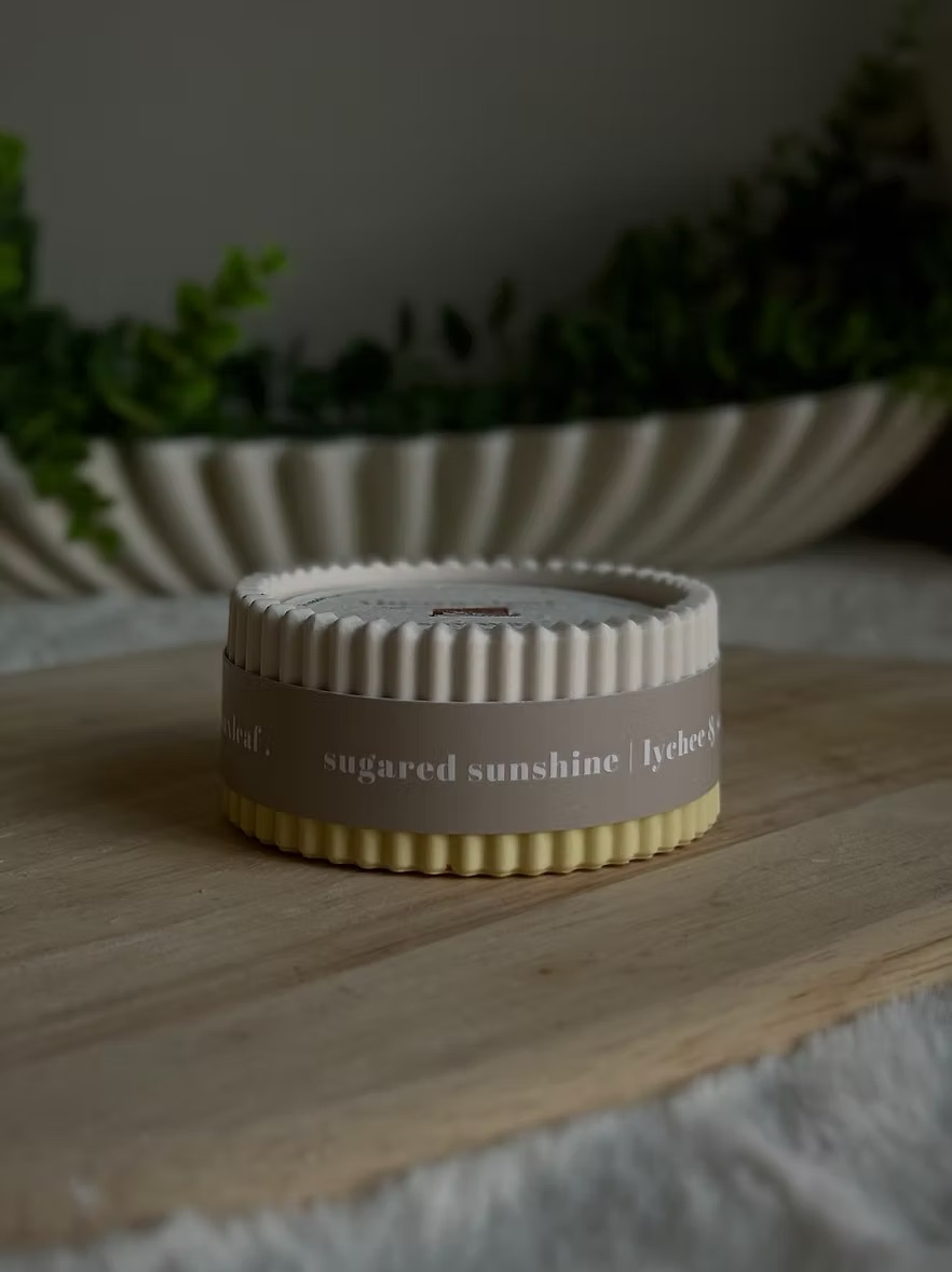 thewaxleaf. Sugared Sunshine Scented Candle