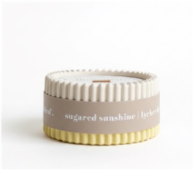 thewaxleaf. Sugared Sunshine Scented Candle - View 3