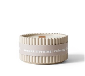 thewaxleaf. Sunday Morning Scented Candle - View 3
