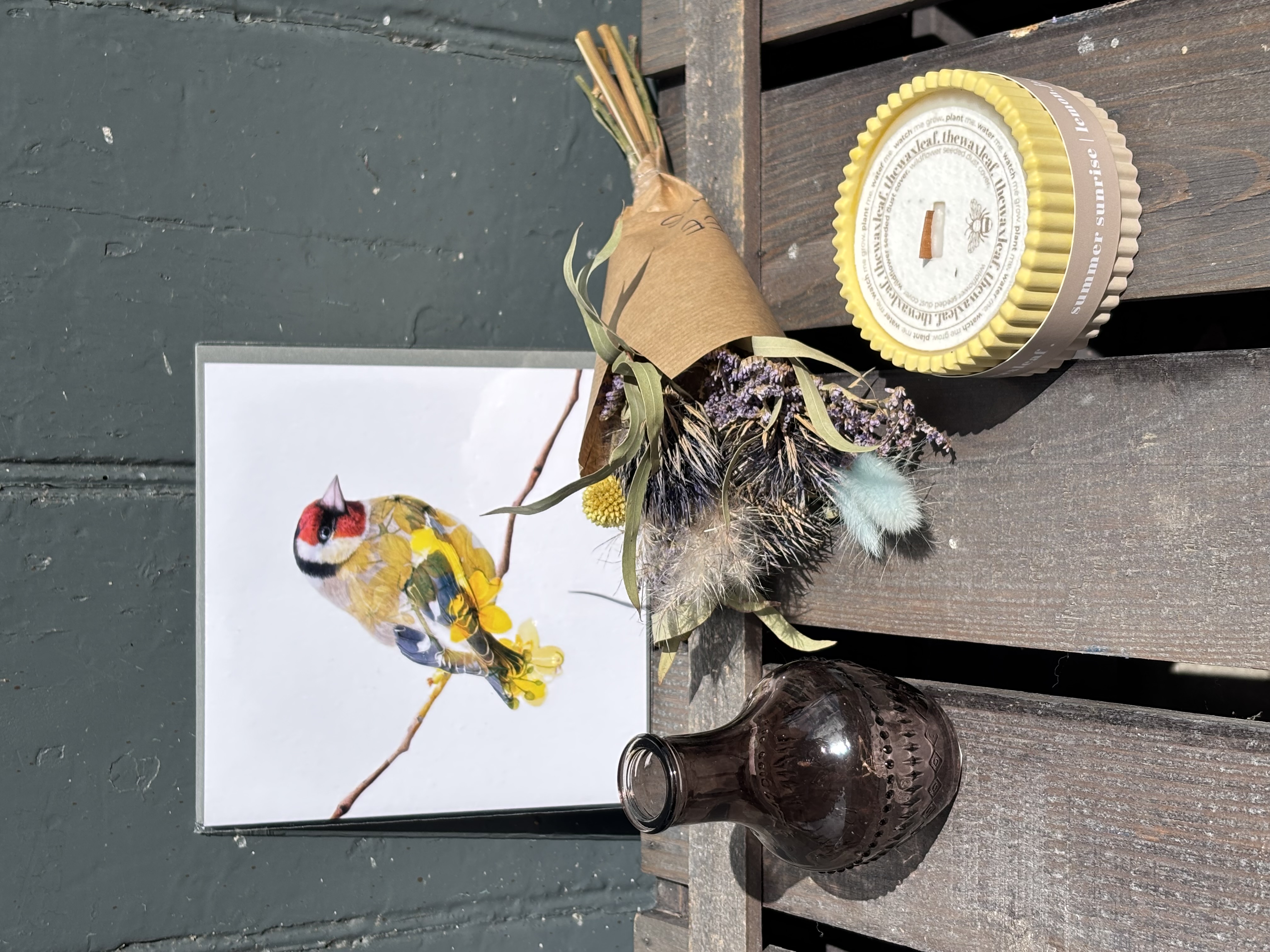 Dried Flower & Candle Florist Curated Gift Set  - View 2