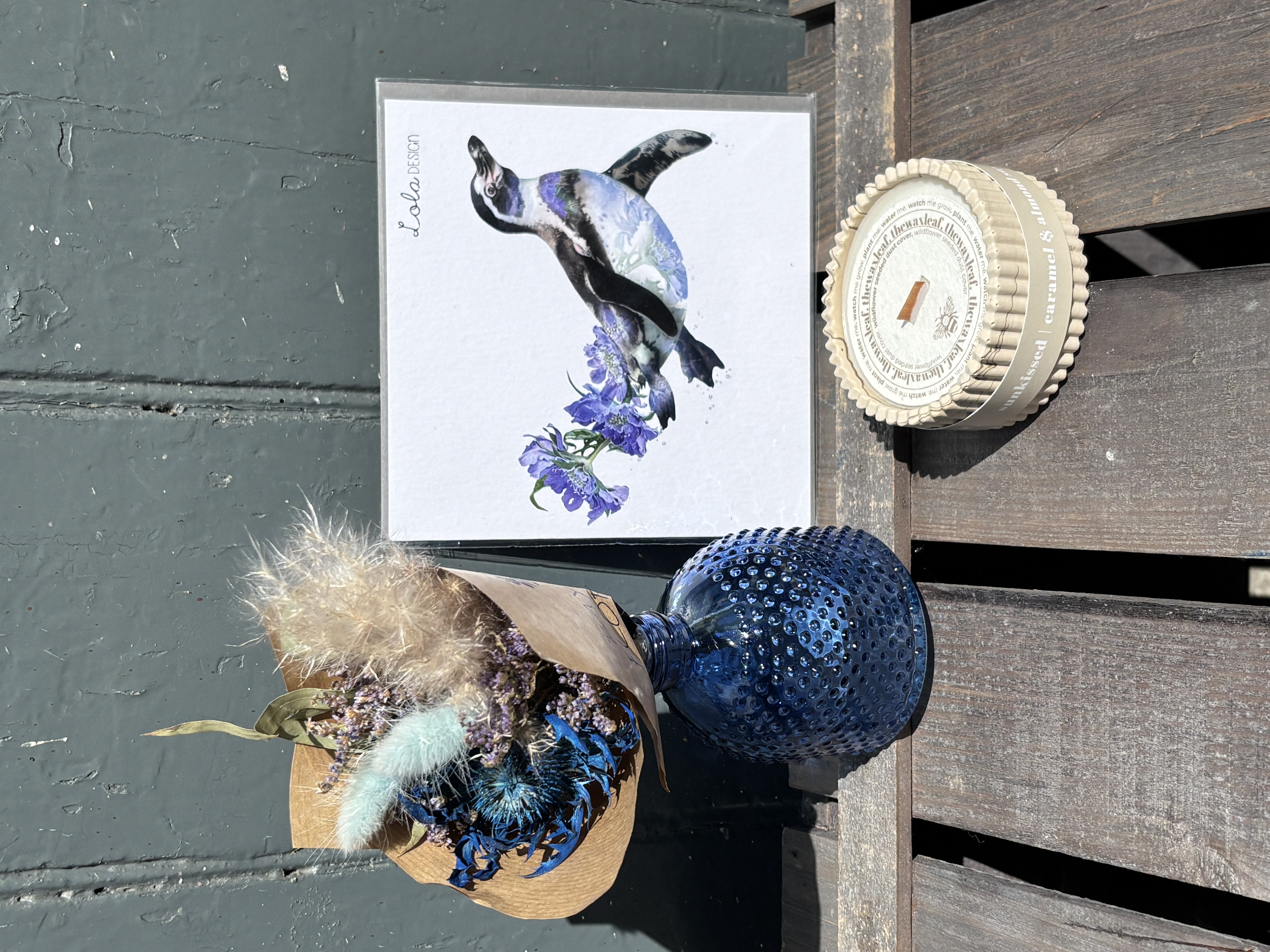 Dried Flower & Candle Florist Curated Gift Set  - View 3
